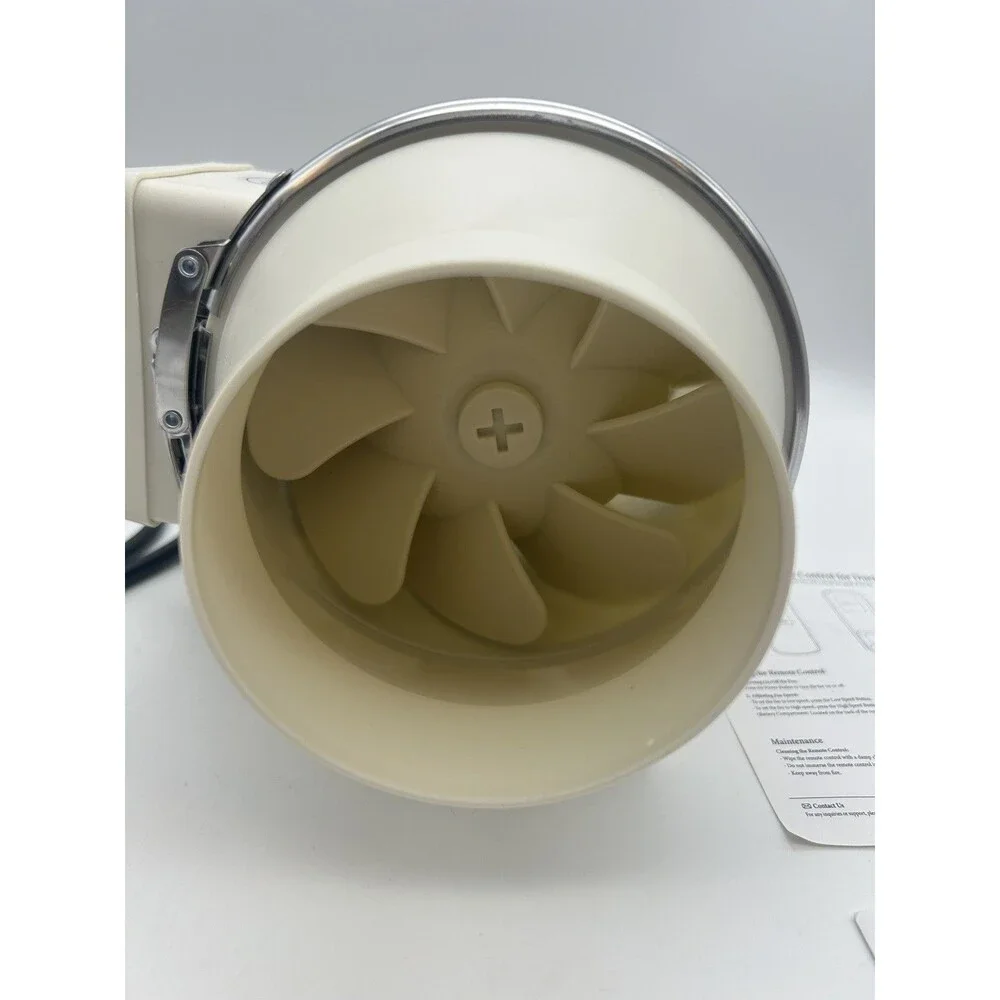Voltset VS-100-4IN 4” Inline Duct Ventilation Fan 280 CFM 50W 110V